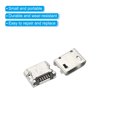 thumbnail image 4 of Uxcell Micro USB Type B Connector 5Pins Female Plug Socket 90 Degree Curved Edge 10 Pack, 4 of 6