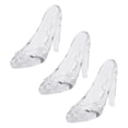 thumbnail image 1 of 3X Zapatos de Cristal Regalo de Cumpleaños de Cristal Decoración para El Hogar Cenicienta Zapatos de Tacón Alto Zapatos de Boda Figuras Miniaturas Ornamento, 1 of 9