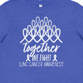 thumbnail image 4 of Inktastic Together, We Fight Lung Cancer Awareness Youth T-Shirt, 4 of 5