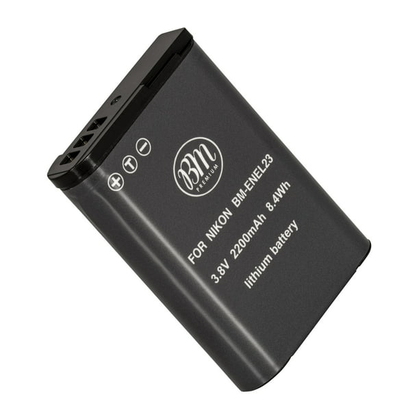 Eigendom lint Onweersbui BM Premium EN-EL23 Battery for Nikon Coolpix B700, P600, P610, P900, S810c  Digital Cameras - Walmart.com