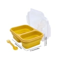 thumbnail image 3 of Boovnll Bento Box with Lid， Stackable Leak-Proof for Bento Box Adult Kids Dishwasher Safe, Drop-Proof, Portable, Work Sports Camping Potlucks Bento Box for Kids Adult, 3 of 8