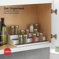 thumbnail image 4 of Copco 5234758 - Organizador giratorio antideslizante para despensa, 3niveles, color blanco / gris, 4 of 6