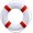 Red 20INCH, variant on 20 Inch / 50cm Pool Safety Life Preserver Throw Ring Buoy- Swim Foam Rings for Swimming Pool Wall Decoration