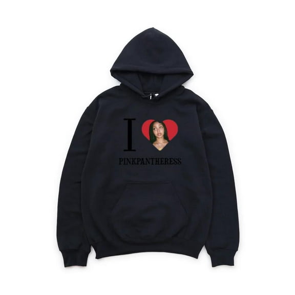 I Love PinkPantheress Music Artist Fan UK Bedroom Pop Garage Vibes Hoodie, for men & women, up to size 5XL