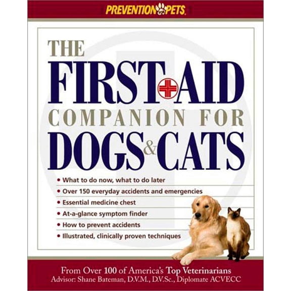 Pre-Owned The First-Aid Companion for Dogs & Cats (Paperback) 1579543650 9781579543655