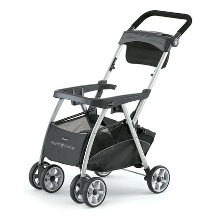 Chicco KeyFit Caddy Frame Stroller with Parent Tray, Black