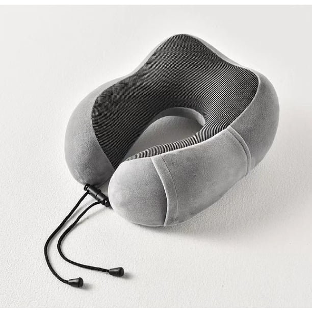 Almohada de espuma viscoelástica en forma de U Almohada en forma de U Regalo para viajes en coche Almohada para la cabeza Siesta Almohada para el cuello cervical Oficina