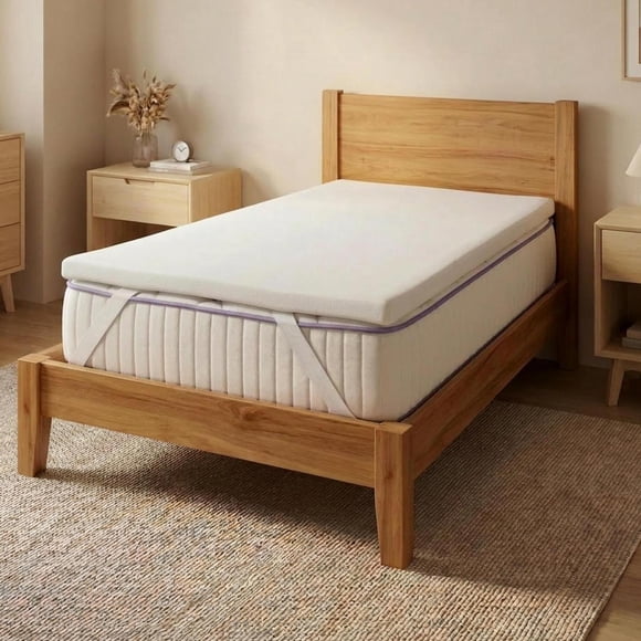 Colchoneta Cubre Colchon Topper Memory Foam 5cm Individual