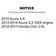 thumbnail image 2 of Transit Auto avant Gauche (Côté Conducteur) Suspension de Roulement de Roue Inférieure Rotule Extrémité Extérieure du Tirant et Balancement Barre Stabilisateur Lien Kit pour Voiture Honda Civic Acura ILX K77-101088, 2 of 10