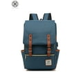 thumbnail image 4 of Luxtrada Vintage Laptop Backpack for Women Men, School College Backpack Travel Backpack with USB Charging Port Fashion Backpack (Dark Blue), 4 of 8