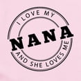 thumbnail image 2 of CafePress - I Love My Nana And She Loves Me Body Suit - Long Sleeve Cotton Baby Bodysuit, 2 of 4