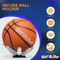 thumbnail image 2 of Hold My Ball Basketball Holders – White Large Hand Wall Mount Displays for Ball Storage & Memorabilia - Ball Storage rack for Basketball, Soccer or Volleyballs, 2 of 7