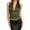 a-Army Green435104, variant on Womens Solid Color Halter Neck Satin Camisole Top With Deep V Neckline Gathered Bust Slim Fit Sleeveless Blouse For Evening Events Stylish Casual Wear Orange One Size