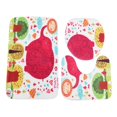 thumbnail image 3 of 3pcs Non-slip Soft Flannel Digital Printed Bath Bathroom Carpet Toilet Lid Cover Mat (#2), 3 of 8