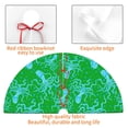 thumbnail image 4 of Lsque Octopus1 Print Christmas Tree Skirt, Tree Skirt with Ties or Velcro, Perfect for Holiday Decorations, Halloween, and New Year-30", 4 of 7