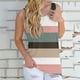 thumbnail image 2 of Mujeres verano moda estampado Sexy Casual espalda descubierta cuello redondo suelto sin mangas camisetas sin mangas pulóver Pompotops lopia993858, 2 of 6