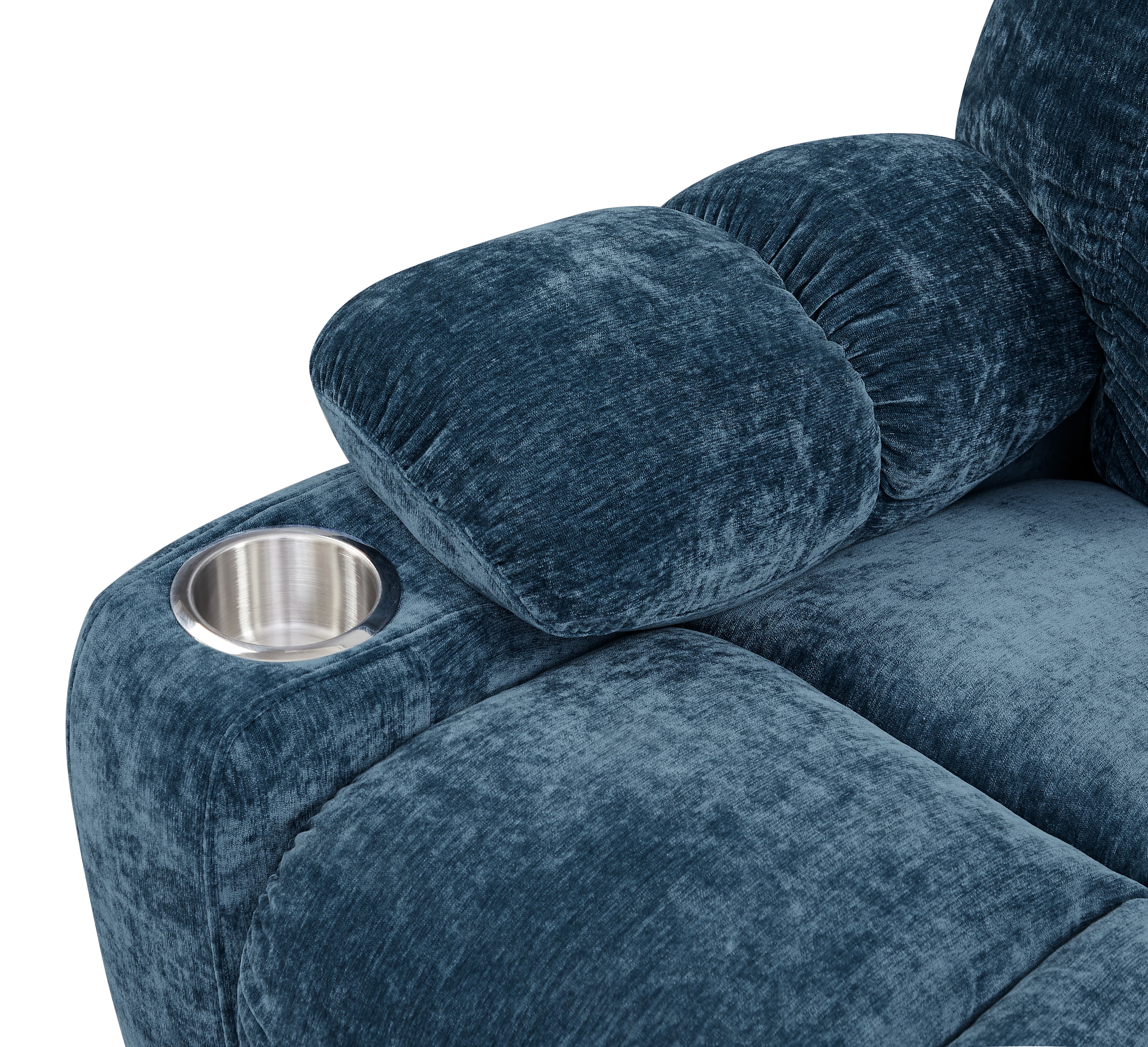 MAYEERTY Motor Power Lift Recliner Chair with Massage & Heat for Elderly, Infinite Position, 180°Lay Flat, Cup Holders