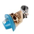 thumbnail image 1 of Manija De Dirección Asistida, Forma De Calavera Volante Spinner Ahorro De Mano De Obra Diseño único Giros Fáciles Antideslizante Para Automóviles Camiones Tractores Barcos Fyydes Steering Wheel Suicide Knob, 1 of 8