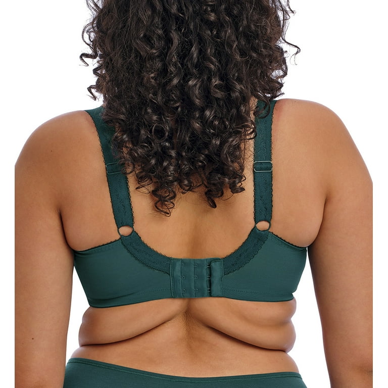 Gestreepte Stretch Jurk Cognac