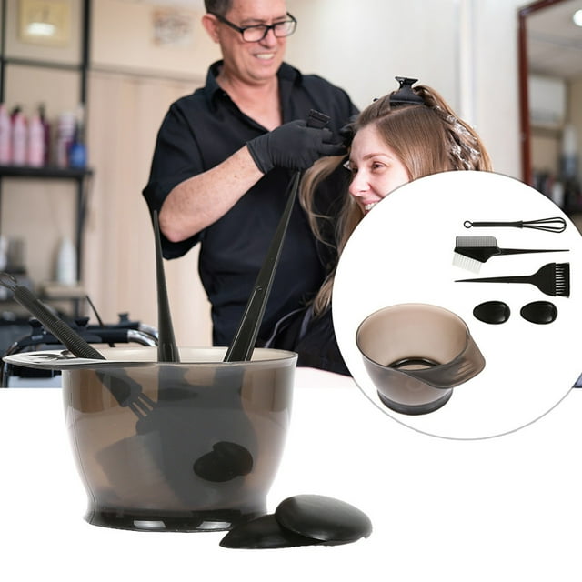 Clearance Sales Naittoop Hair Coloring Dyeing Kit Color Brush Comb Mixing Bowl Salon Tint Tool Set