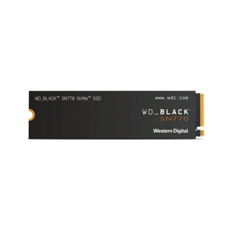 WD Black 1TB SN770 NVMe Internal Gaming SSD Solid State Drive - PCIe Gen4 , M.2 2280, up to 5,150 MB/s - WDBBDL0010BNC- WRWM