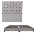 thumbnail image 1 of Box Base Cama King Size + Cabecera Mary Gris, 1 of 7