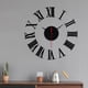 thumbnail image 4 of Fiudx Reloj de Pared Sin Marco, Diseño de Pegatinas de Espejo Diy, Esfera Moderna de Acero Inoxidable, Fácil Instalación, Decoración para El Hogar y La Oficina, Aplicación Multisuperficie, 50 Cm de D, 4 of 6