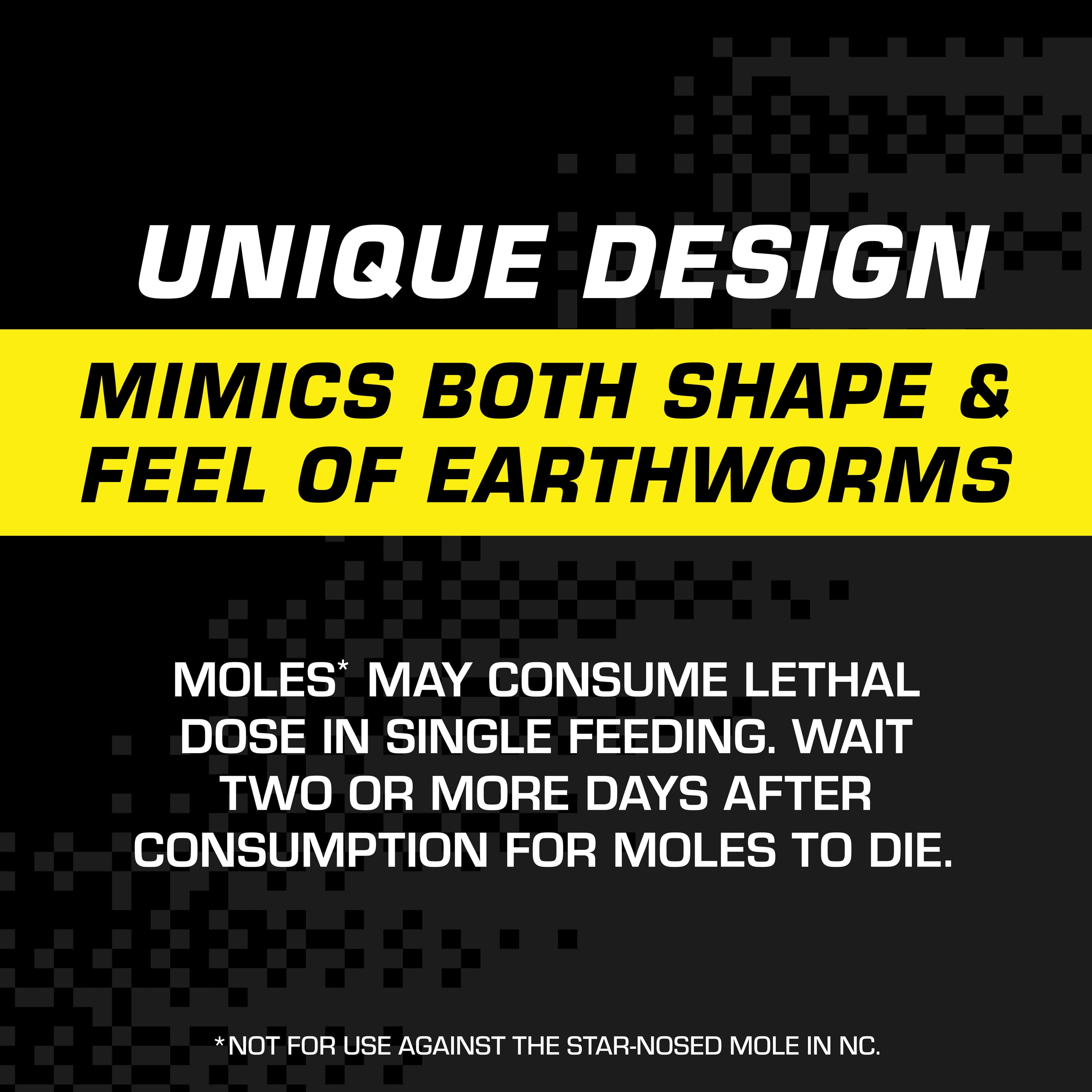 (2 pack) Tomcat Mole Killer(a), Bait Worms, Grubs for Moles, Kills in a Single Feeding, 10-Pack