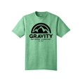 thumbnail image 1 of Gravity Outdoor Co. T-Shirt Col Rond Tri-Blend - Logo Noir - Vert Chiné - m, 1 of 1