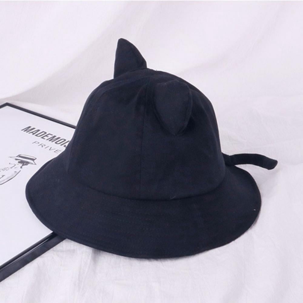 Feiona Summer Solid Bucket Hats Girl 