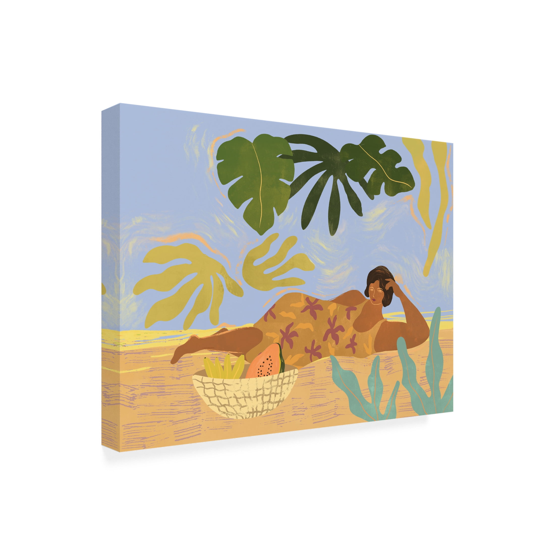 Trademark Fine Art Arty Guava Lazyday Canvas Wall Art