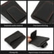 thumbnail image 4 of Clip Para Gafas De Coche, Soporte Para Gafas De Sol, Organizador De Visera, Caja De Almacenamiento De Piel De Ante Tarjetero, Dise O Compacto, Para Propietarios De Coches, Evita Ara Azos, 4 of 8