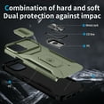 thumbnail image 3 of Allytech Shockproof Back Case for Apple iPhone 11 Pro, Military Grade Protective With Ring Holder Stand Compatible with Car Mount Anti-slip Hybrid Rugged Bumper Phone Cover for Men Boys -Darkgreen, 3 of 8