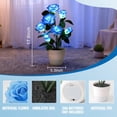 thumbnail image 3 of Artificial Blue Rose Flower Lamp LED Lights, Flower Table Lamp for Bedroom Bar Coffee Shop Wedding Valentines Mothers Day Birthday Christmas - Unique Gifts for Women Her Girlfriend Wife Mom, 3 of 15