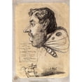 thumbnail image 3 of Monet, Claude 11x14 Black Modern Framed Museum Art Print Titled - Caricature of Jules Didier (â€œButterfly Manâ€), 3 of 5