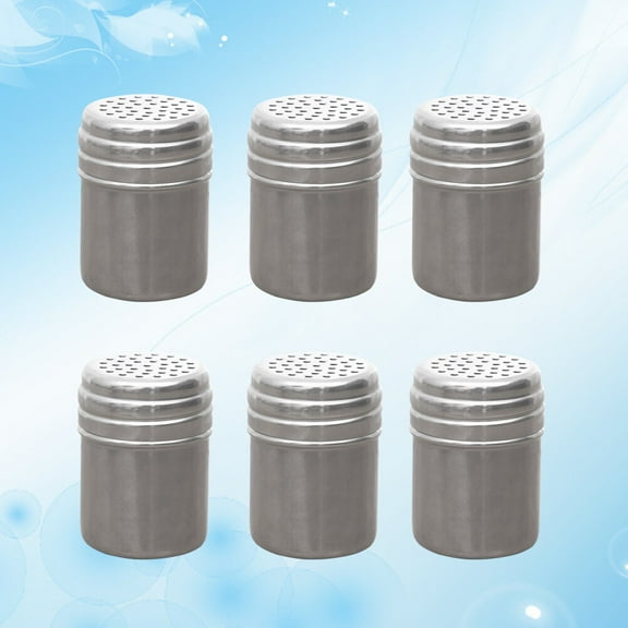 MERRYHAPY 12-Piece Stainless Steel Kitchen Pepper Seasoning Containers for Cooking