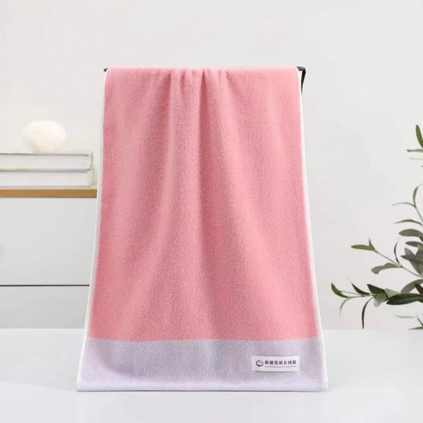 Zhuge Toallas faciales de color arcoíris, 6 unidades, de algodón suave, supersuaves y muy absorbentes, para ducha, piscina, spa y gimnasio, para uso diario, 32 x 70 cm (rosa).