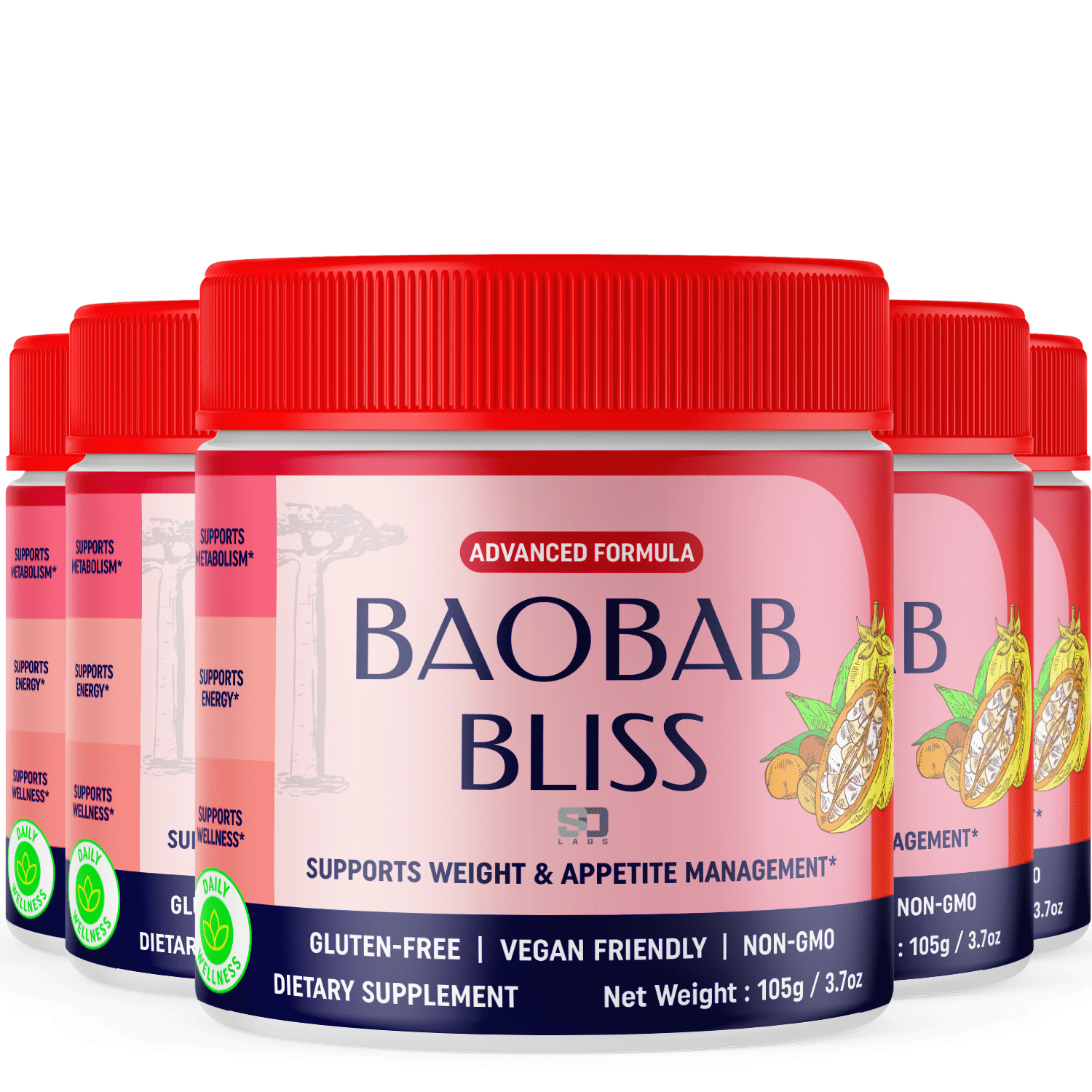 Baobab Bliss Keto Powder Maximum Strength Weight Management Supplement 18.5oz