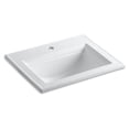 thumbnail image 2 of Kohler 2337-1-NY 22.75 in. Rectangular Drop-In Bathroom Sink with 1-Hole - Dune, 2 of 8