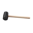 thumbnail image 2 of Martillo de goma, mazo, herramienta manual con mango de madera, sin daños, suave, mazo de doble cara para carpintería, decoración del hogar, 2 of 9
