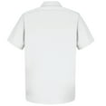 thumbnail image 3 of Red Kap Men's Short Sleeve Wrinkle-Resistant Cotton Work Shirt, 3 of 4