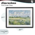 thumbnail image 4 of Stupell Industries Traditional Daisy Field Landscape Impression Black Framed Print Under Glass, 23 x 17, by Creative Studio, 4 of 8