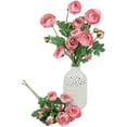 thumbnail image 5 of Northlight Real Touch™ Light Pink Ranunculus Artificial Floral Sprays, Set of 6 - 21", 5 of 9
