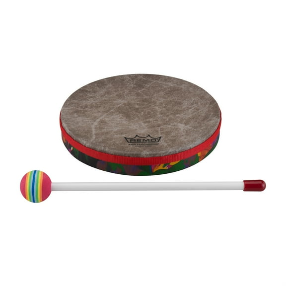 KIDS PERC FRAME DRUM 8" FABRIC RAIN FOREST