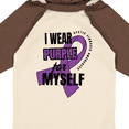 thumbnail image 4 of Inktastic I Wear Purple for Myself Cystic Fibrosis Awareness Boys or Girls Long Sleeve Baby Bodysuit, 4 of 5