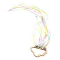 thumbnail image 1 of Rainbow Hand Ribbon Runner Cintas de muñeca, Ribbon Wind Dancing Ribbon Streamer Aprendizaje de juguetes sensoriales educativos para favores de la fiesta de cumpleaños A Hugo serpentina de cinta, 1 of 6