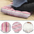thumbnail image 5 of 22 Inch Boho Meditation Floor Pillow, Square Dutch Velvet Pillow for Yoga and Relaxation, 5 of 7