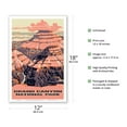 thumbnail image 2 of Grand Canyon National Park - Arizona - National Park Service - Vintage Travel Poster by Work Projects Administration c.1938 - Master Art Print (Unframed) 12in x 18in, 2 of 4