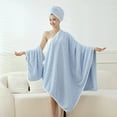 thumbnail image 2 of Jubipavy Coral Velvet Towel Bath Towel Bath Towel Set Deluxe Bath Towel Ultra Soft Cotton Towel Set High Absorbent Towel, 2 of 4