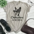 thumbnail image 2 of Chihuahua Mom T-shirt, Unisex Women's Shirt, Chihuahua Owner, Best Dog Mom Gift, Light Silk Gray, XX-Large, 2 of 6